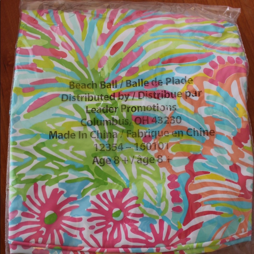 New Lilly Pulitzer blow up beach ball